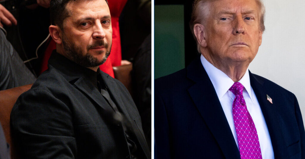 Zelensky to Meet With Trump at Mar-a-Lago About Plan to End War With Russia