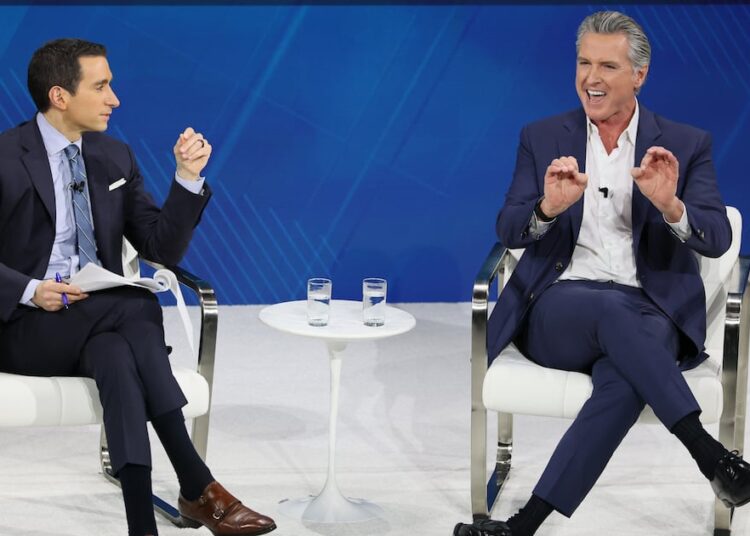 Newsom Trolls MAGA’s Meltdown Over His Sitting Position
