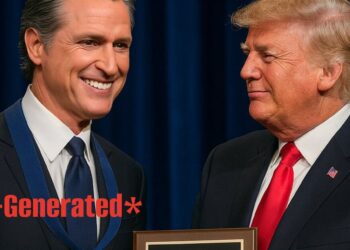 Newsom Mocks Trump With His Own Made-Up Peace Prize