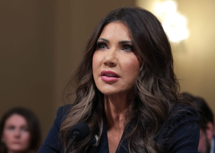 Highlights
Kristi Noem defends Trump’s immigration policies before departing early from hearing