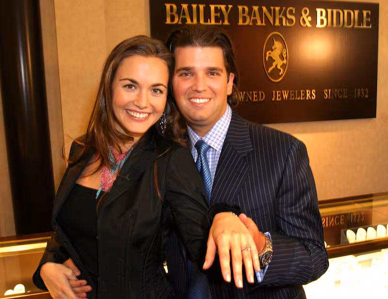 Vanessa and Donald Trump Jr.