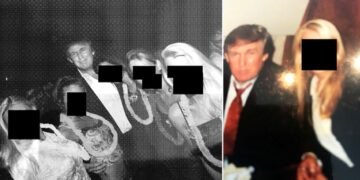 Trump Pictured With Mystery Women in Shock Epstein Photo Dump