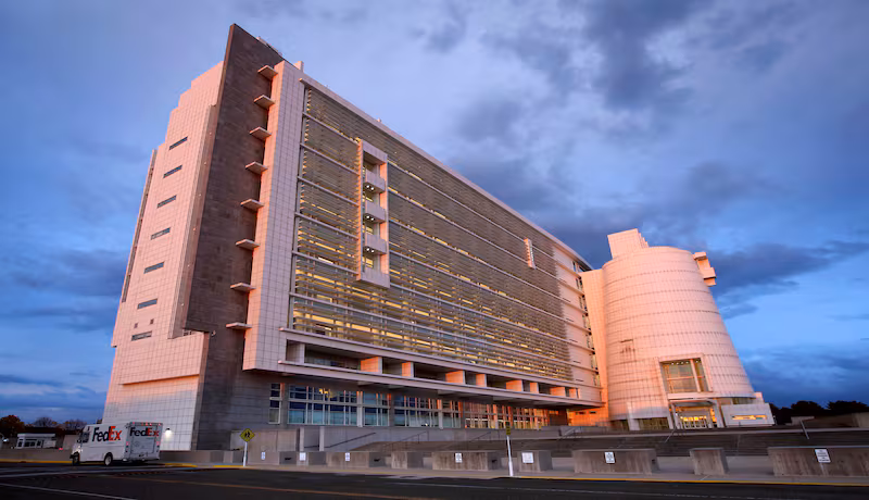 Central Islip, N.Y.: The Alfonse M. D'Amato United States Courthouse in Central Islip, New York