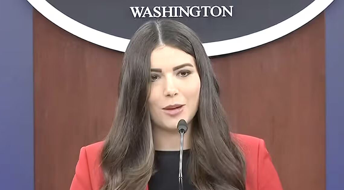 Pentagon Pete Mouthpiece Mocked for Softball Podium Debut