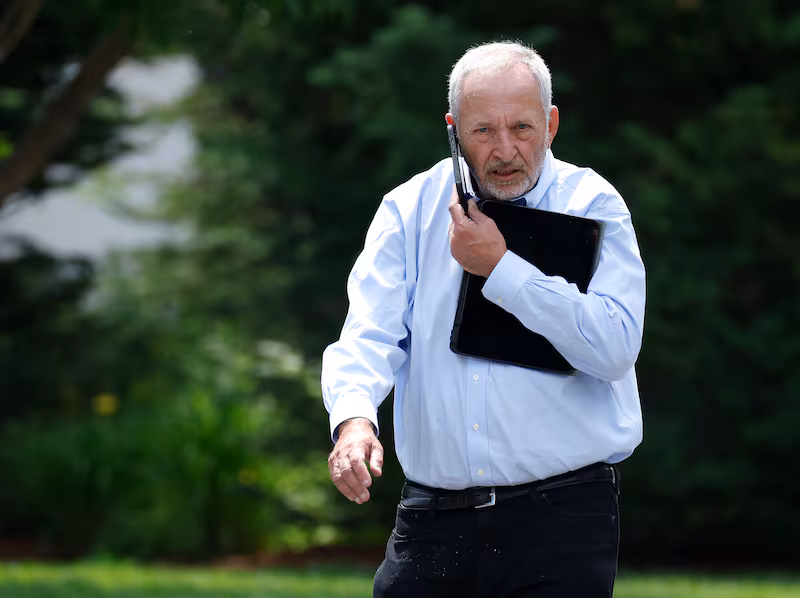 Former Treasury Secretary Larry Summers attends the Allen & Company Sun Valley Conference on July 9, 2025 in Sun Valley, Idaho.