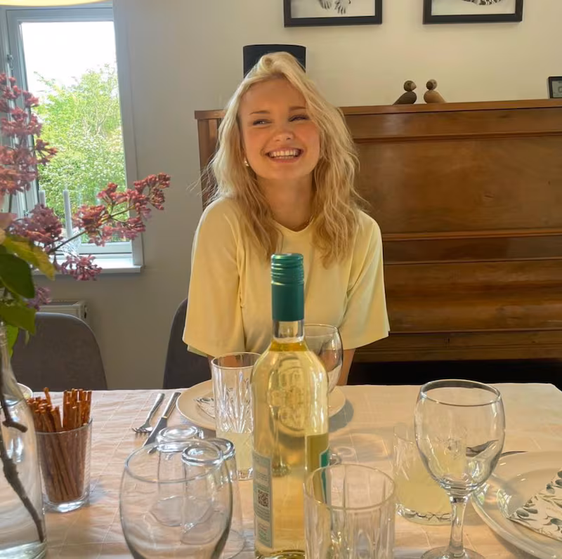 Audrey Morris, who turned 18 in August.