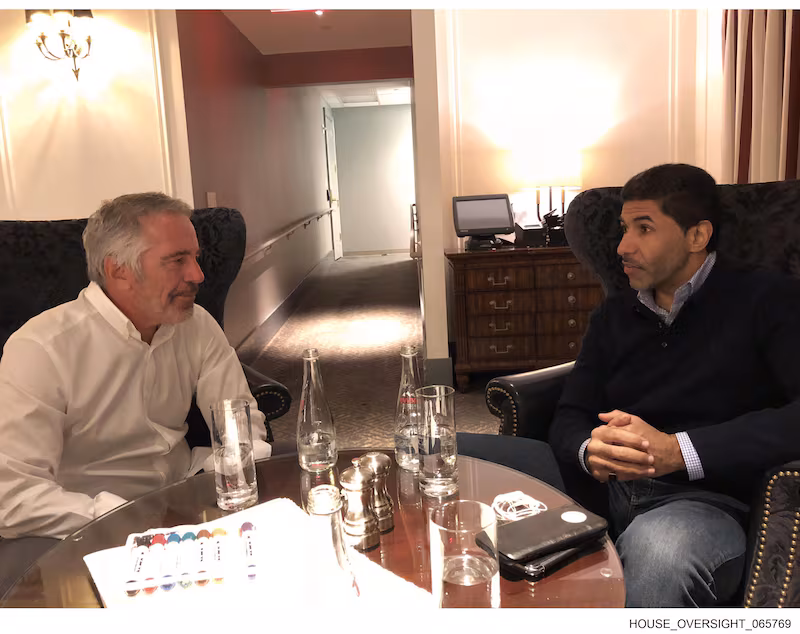 Images release on December 18, 2025 by the House Committee on Oversight and Government Reform relating to Jeffrey Epstein