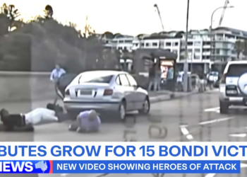 Dramatic Dashcam Footage Shows Horror Moment Before Sydney Rampage