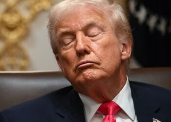 Trump Goon Caught Doodling His Way Through Boss’ Naptime