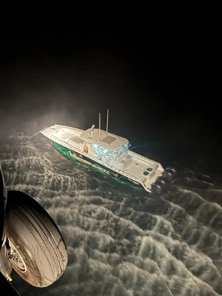 The . Saturday, the family received a call that Spivey and Billmaier's vessel was found 70 miles off the coast early Saturday morning, but the men were not aboard.