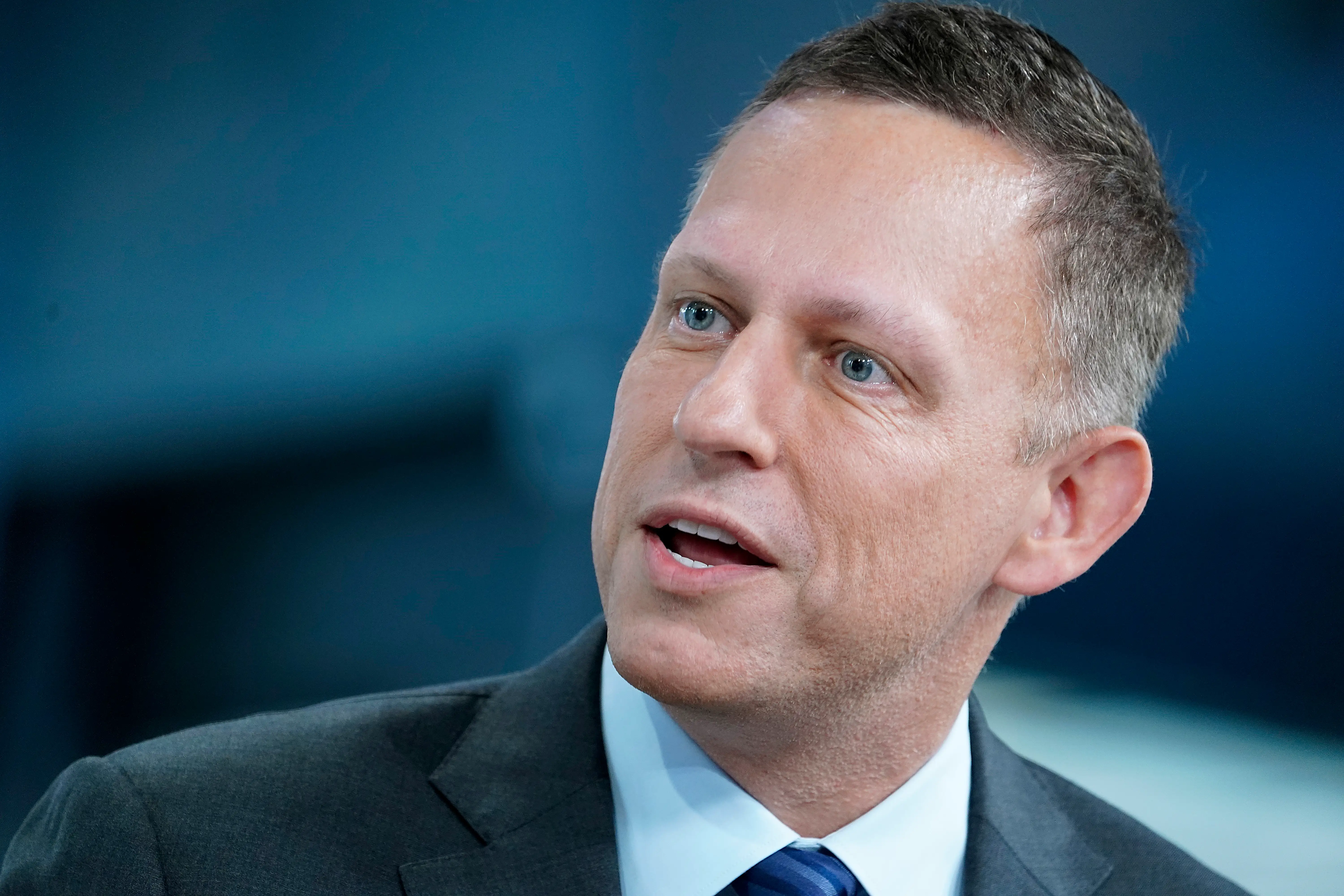 : Entrepreneur and venture capitalist Peter Thiel visits 