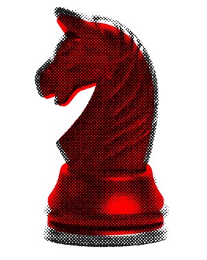 illustration of a chess piece
