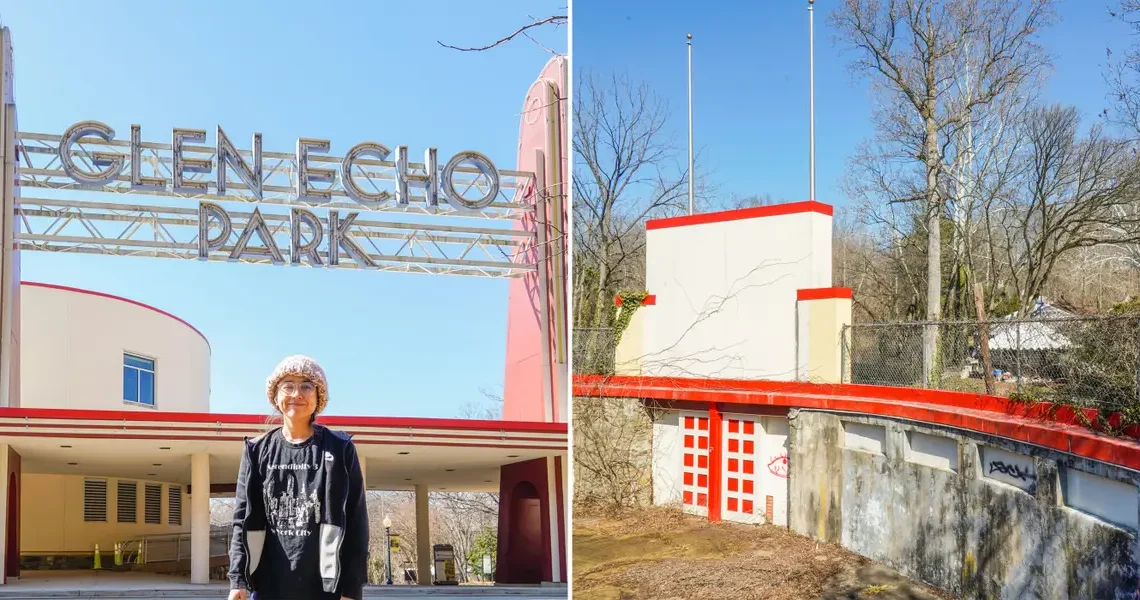 I explored an abandoned amusement park and found stunning art deco attractions and a thriving artists’ hub