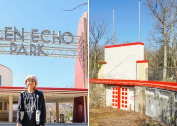 I explored an abandoned amusement park and found stunning art deco attractions and a thriving artists’ hub