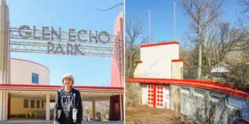 I explored an abandoned amusement park and found stunning art deco attractions and a thriving artists’ hub