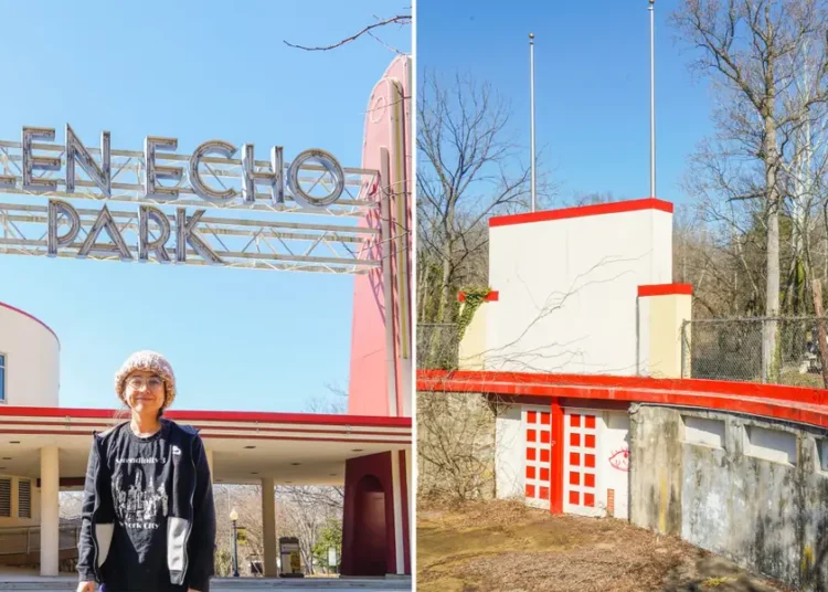 I explored an abandoned amusement park and found stunning art deco attractions and a thriving artists’ hub