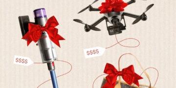 Do a $1,100 vacuum and $3,100 purse belong on a gift list? In what economy?