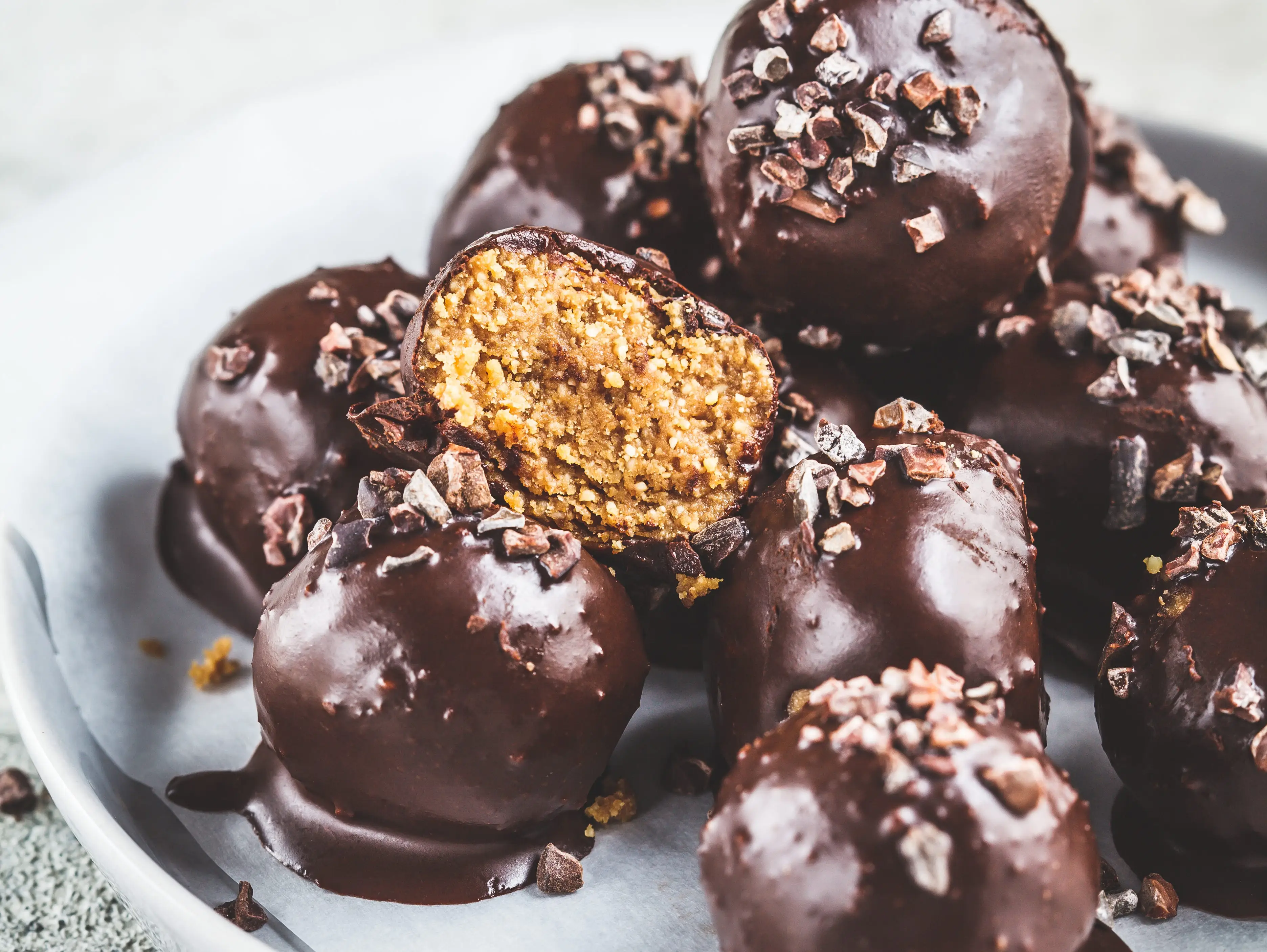 chocolate peanut butter balls