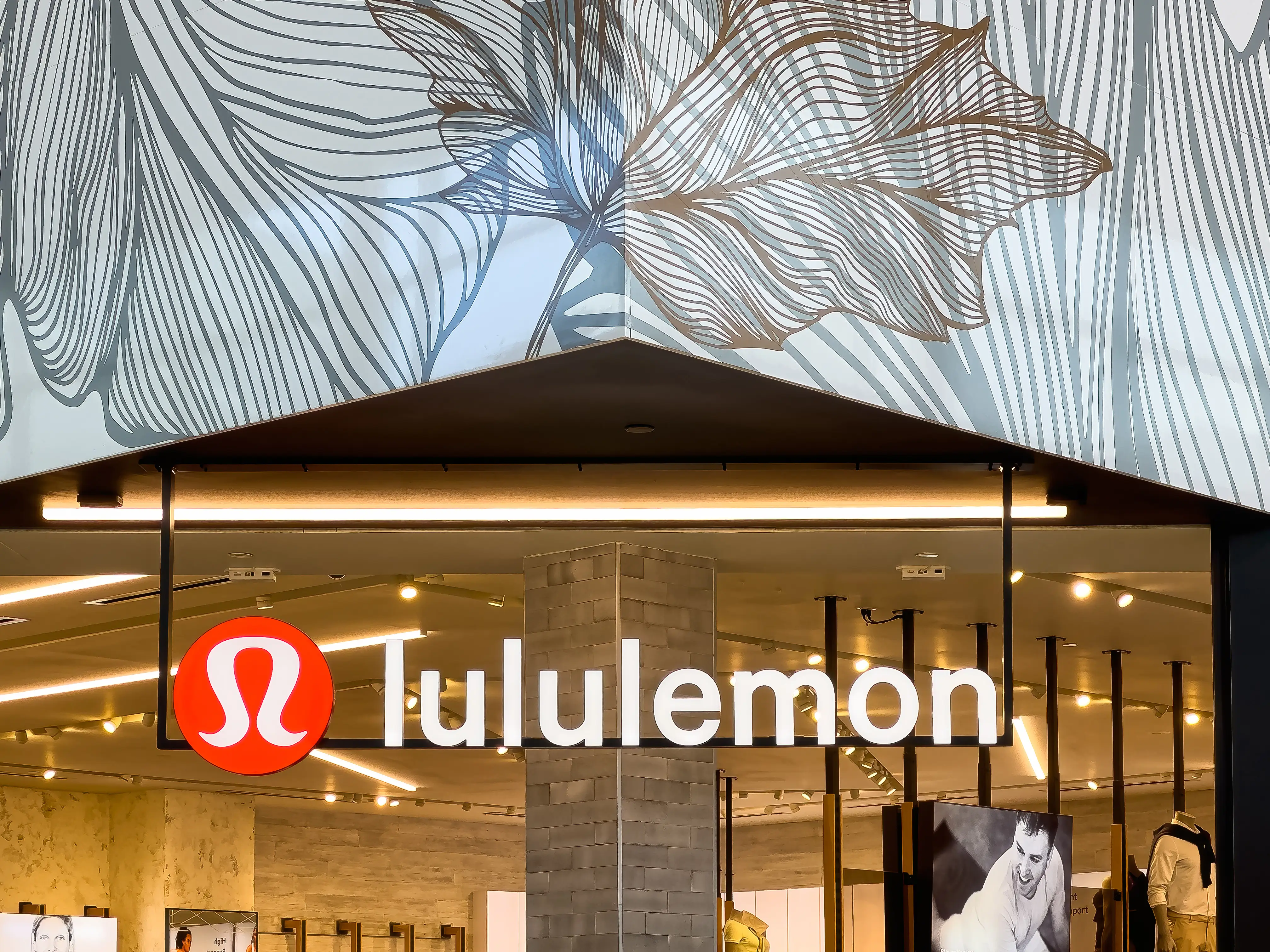 a Lululemon storefront