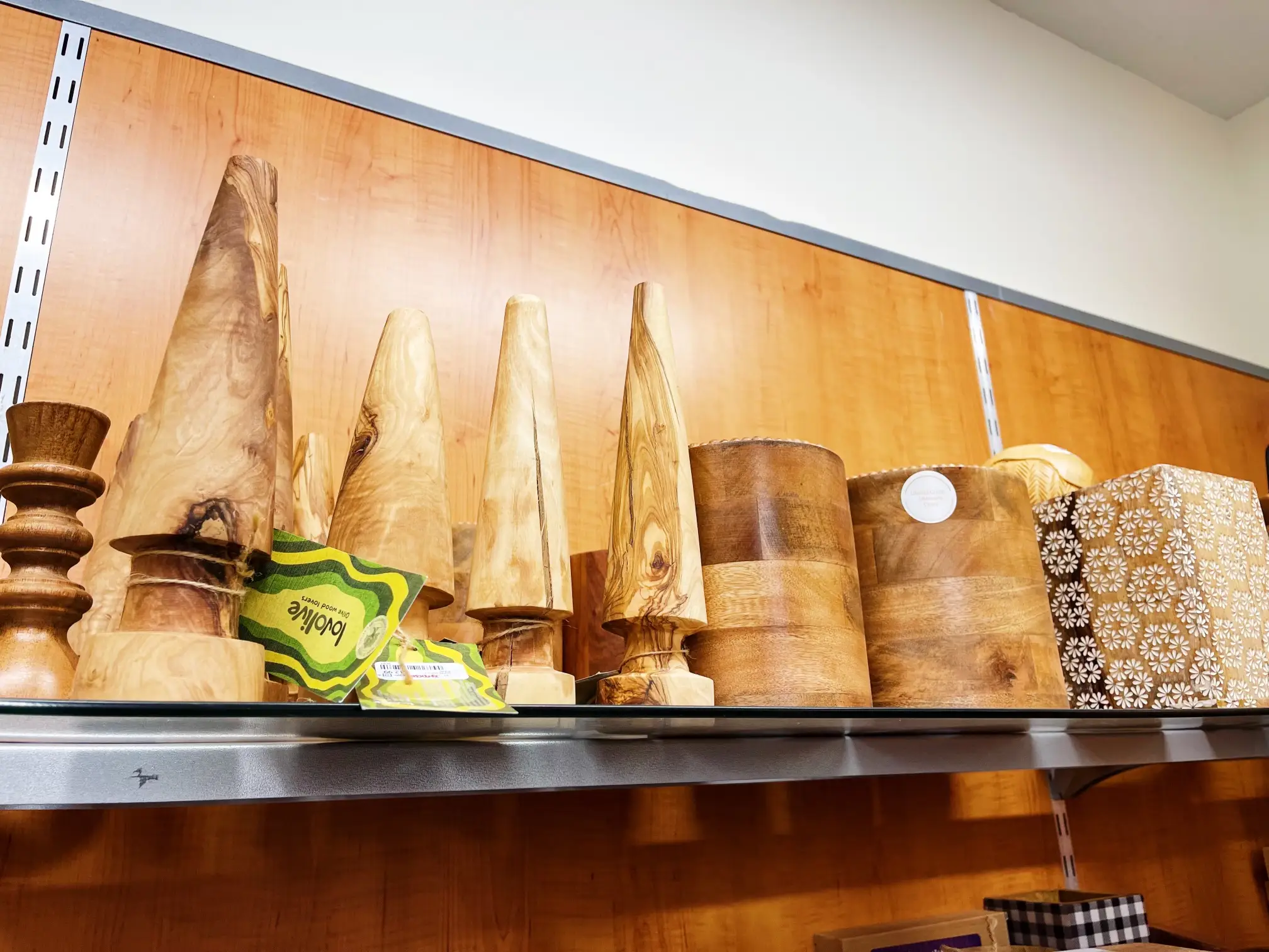 wooden decor pieces at tj maxx