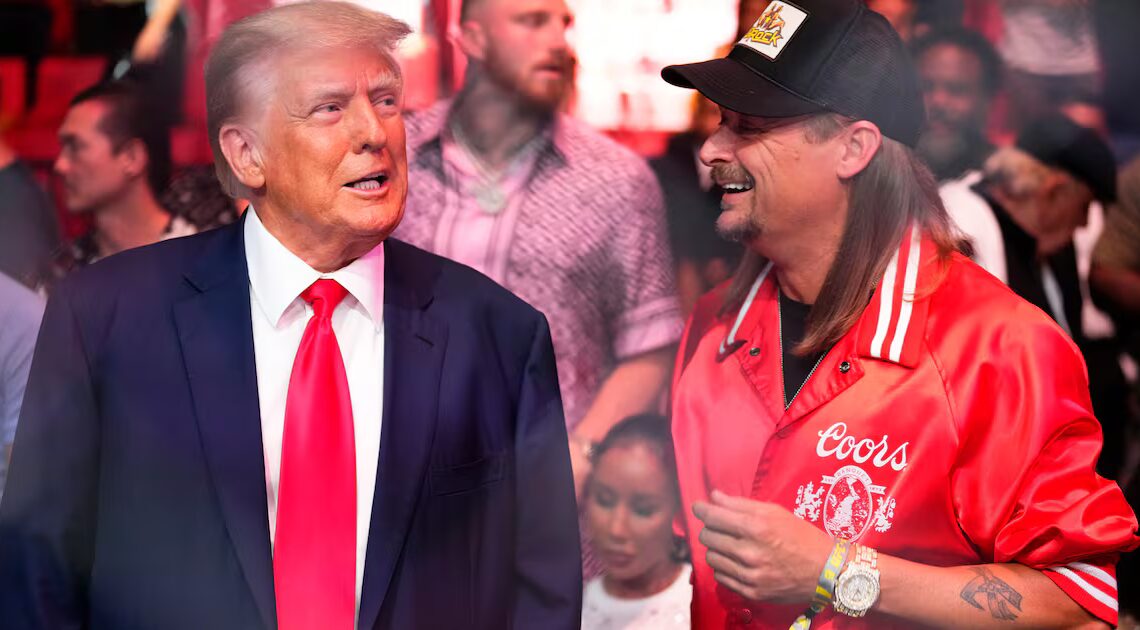 Kid Rock Called Out for Faux Pas on Golf Outing With Trump