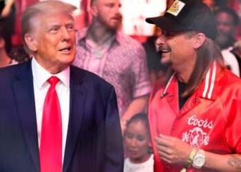Kid Rock Called Out for Faux Pas on Golf Outing With Trump
