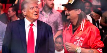 Kid Rock Called Out for Faux Pas on Golf Outing With Trump
