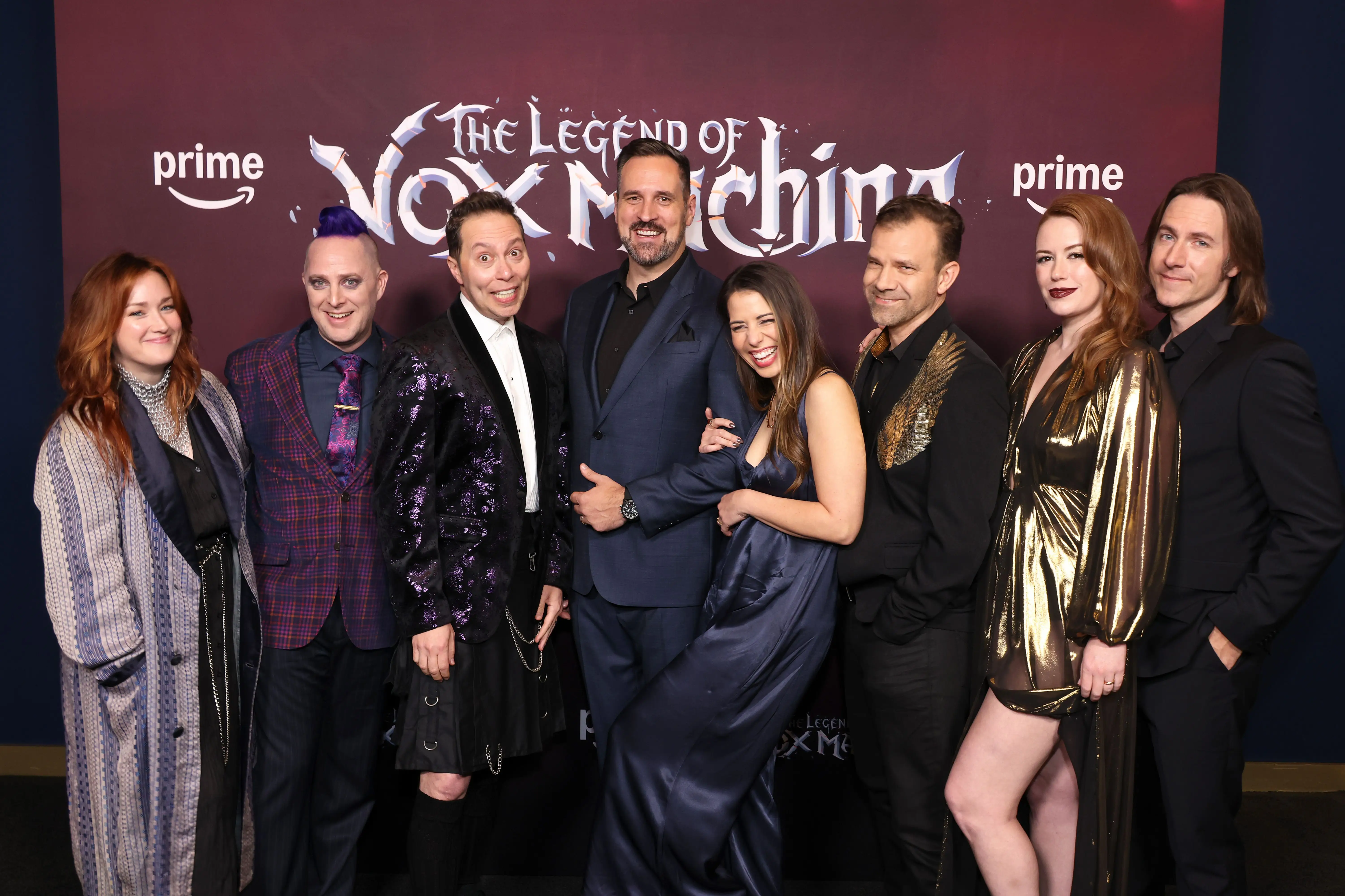 The cast of Critical Role at a special screening for 