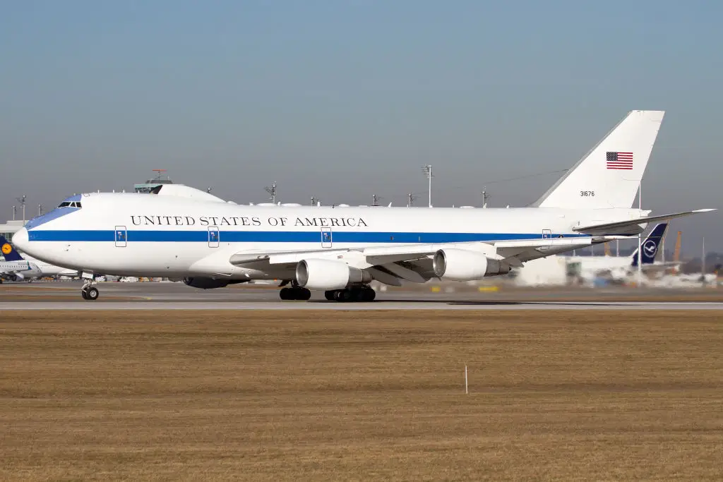 An E-4B plane.