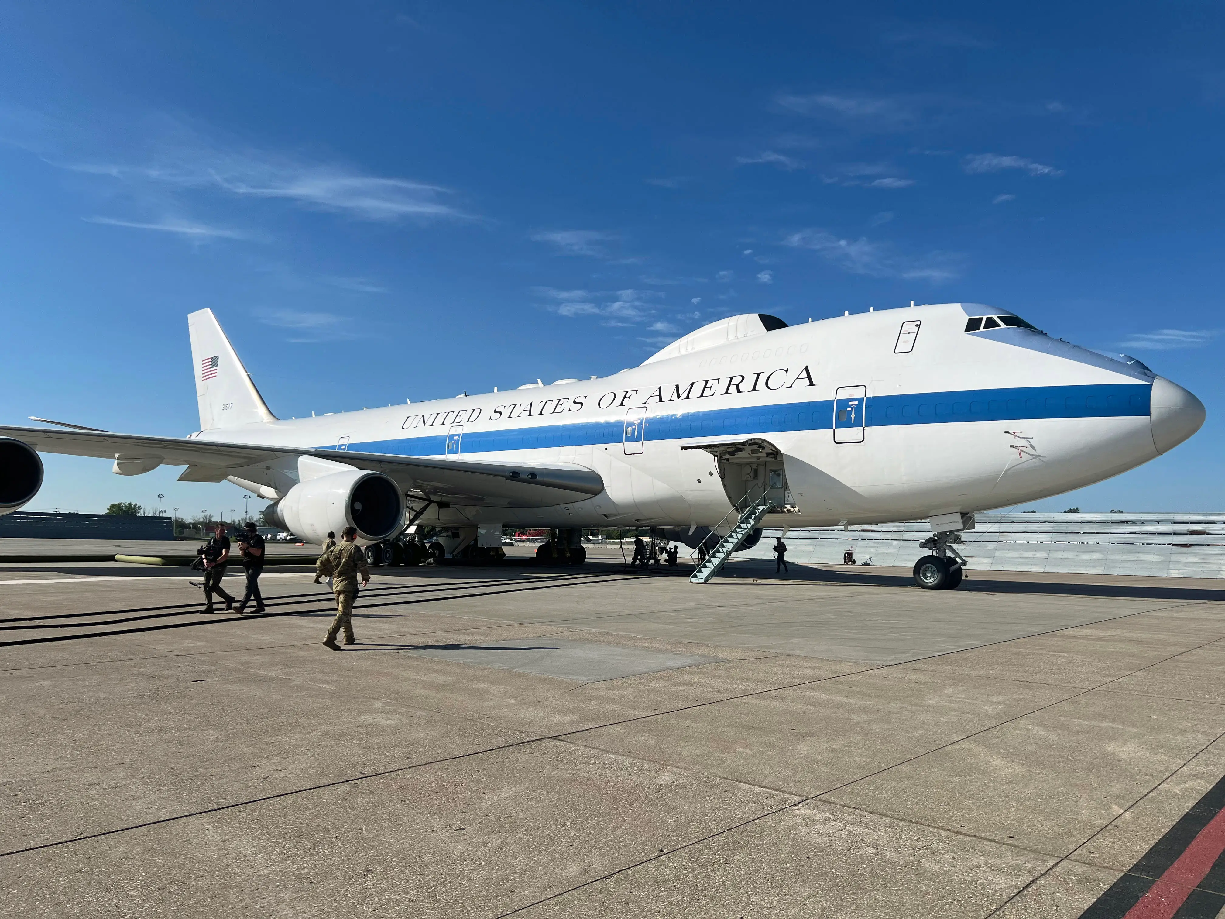 An E-4B plane.