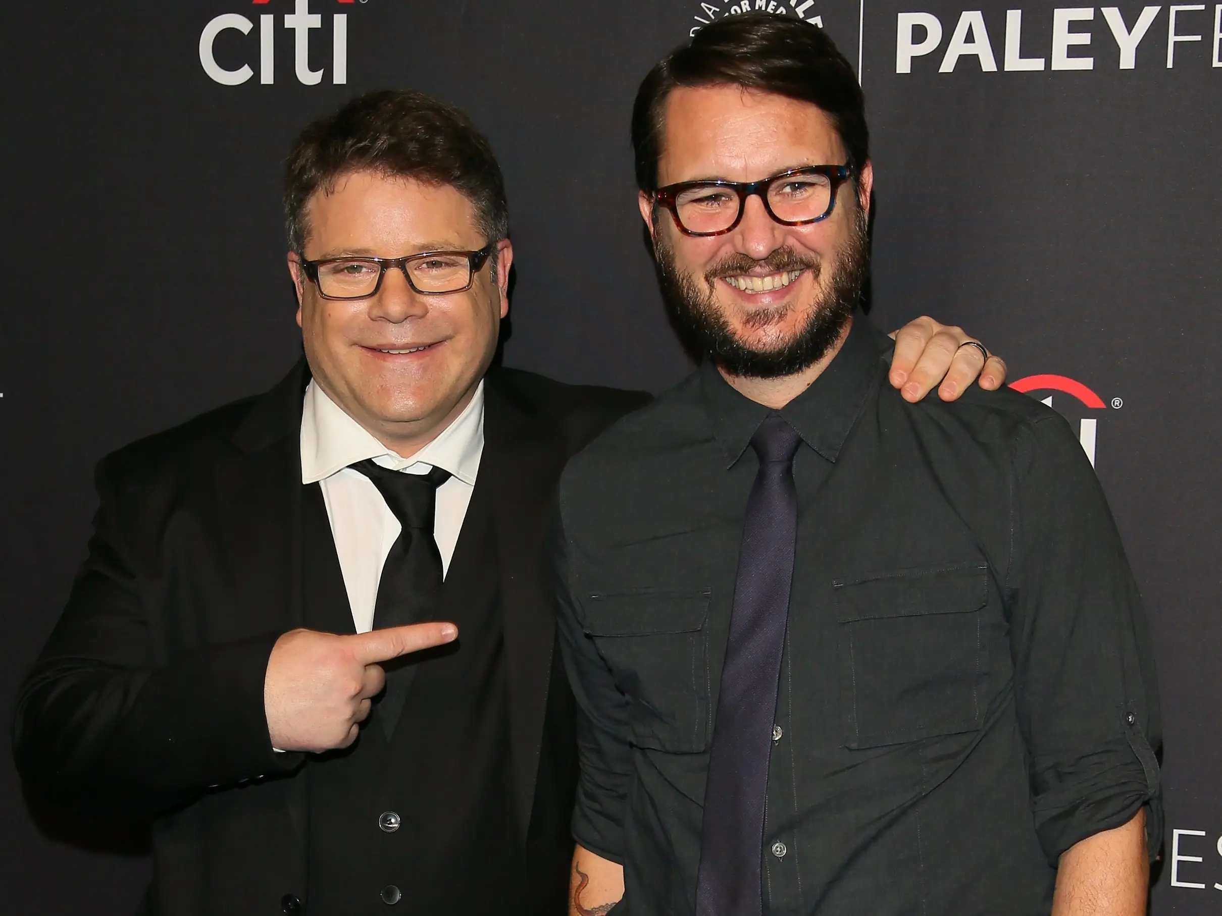 Sean Astin and Wil Wheaton attend The Paley Center for Media's 35th Annual PaleyFest Los Angeles - 'Stranger Things' at Dolby Theatre on March 25, 2018