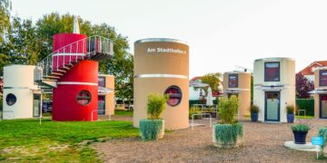 I spent 2 nights in a 2-story, 100-square-foot tiny home in Germany. It was much smaller than any I’ve seen in the US.