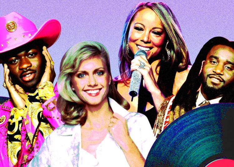 Only 47 songs have stayed at No. 1 on the chart for 10 weeks or more — here they all are