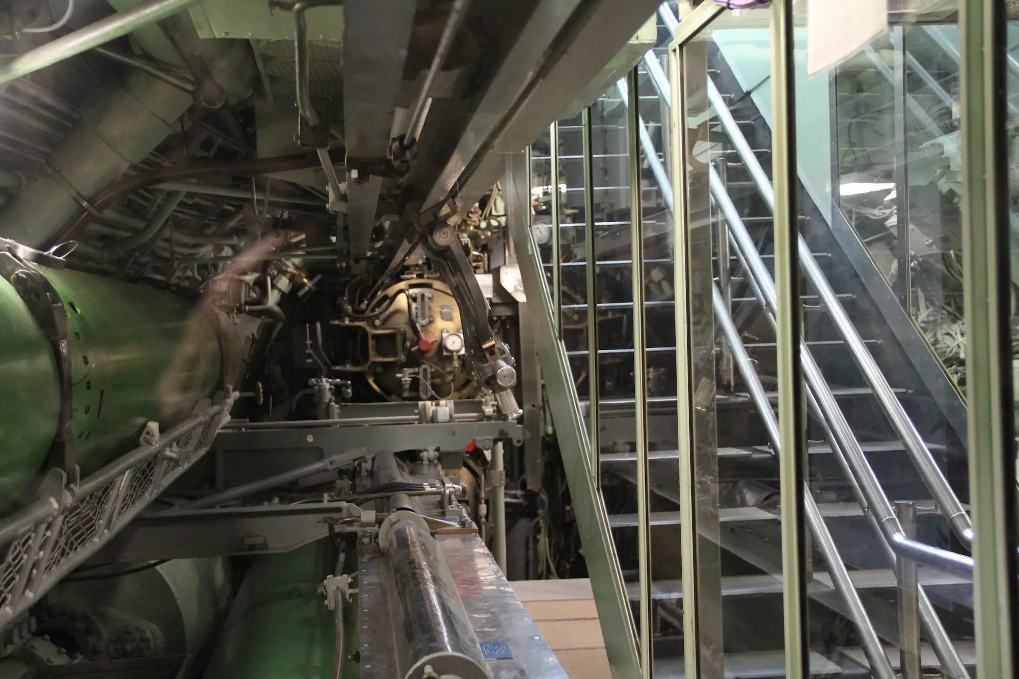 The forward torpedo room on the USS Nautilus.