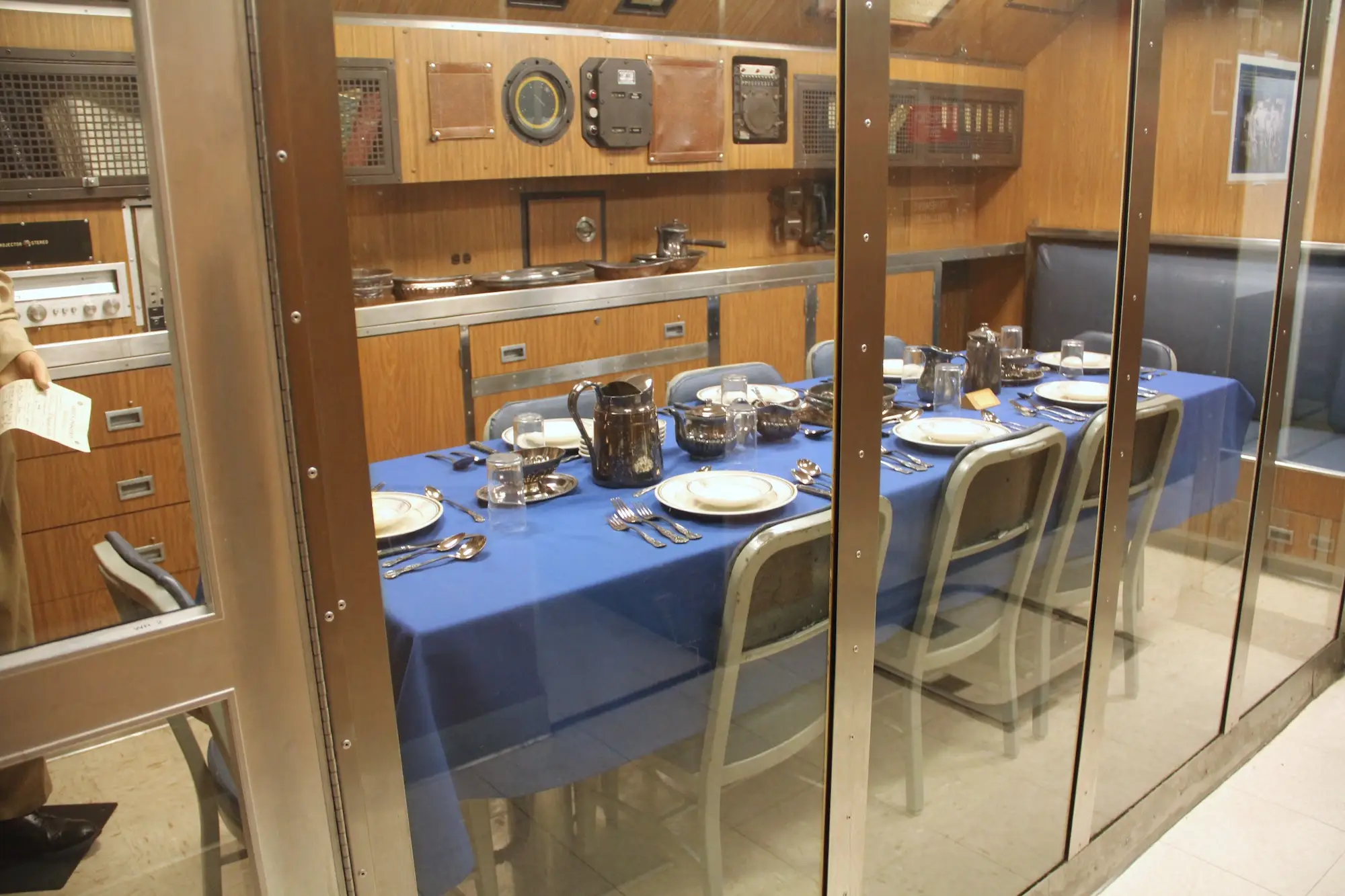 The ward room on USS Nautilus.
