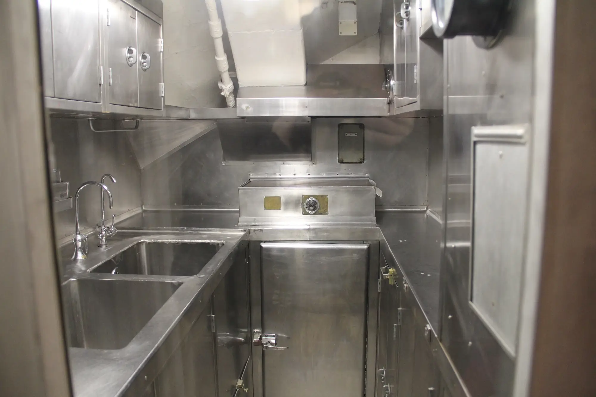 The officers' pantry on the USS Nautilus.