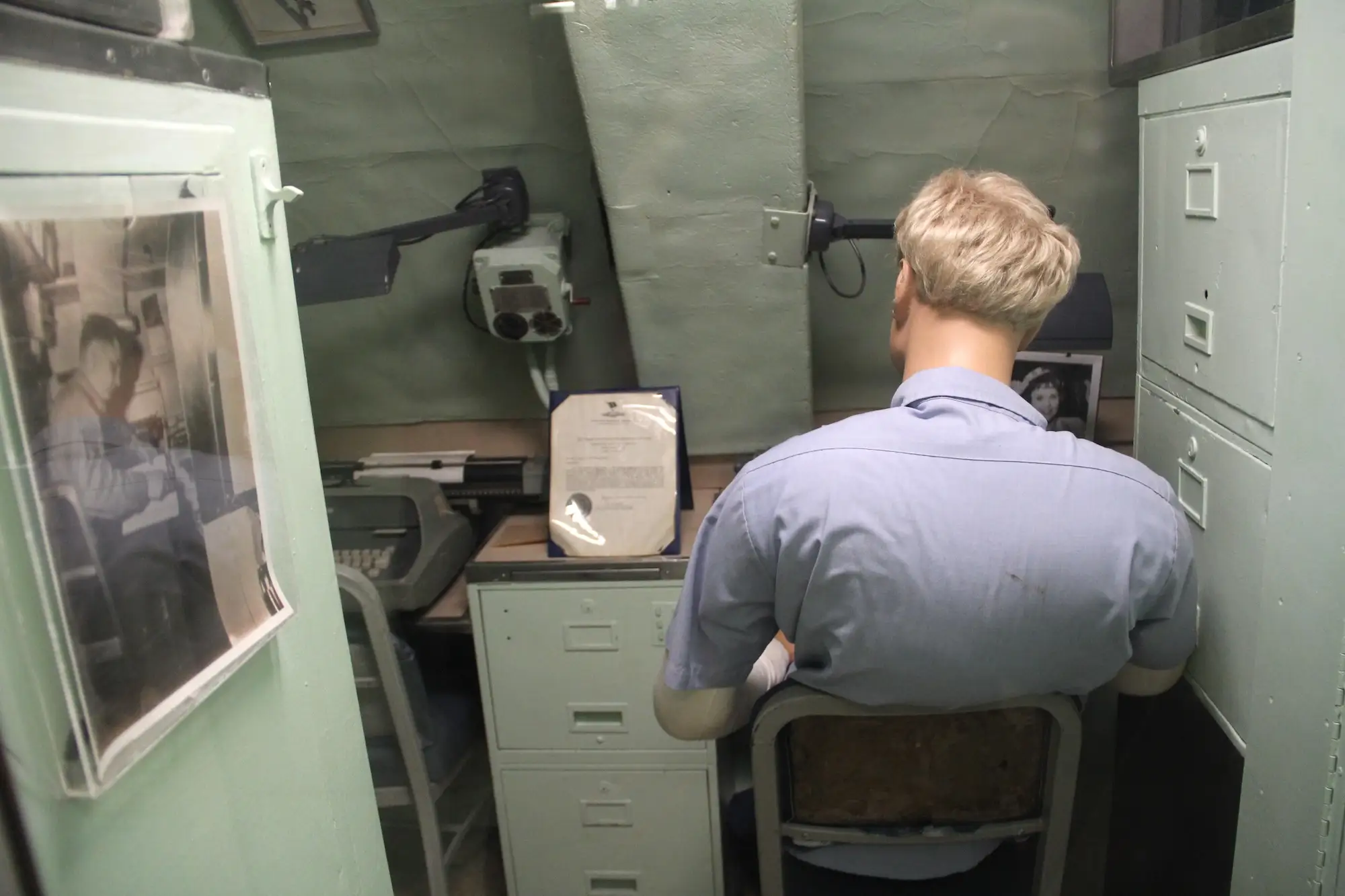The office on the USS Nautilus.