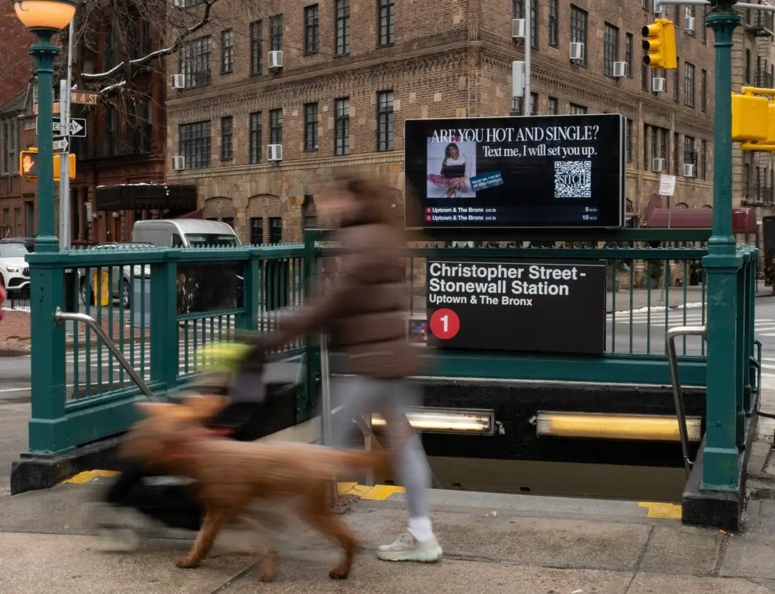 Sitch advertisement in NYC