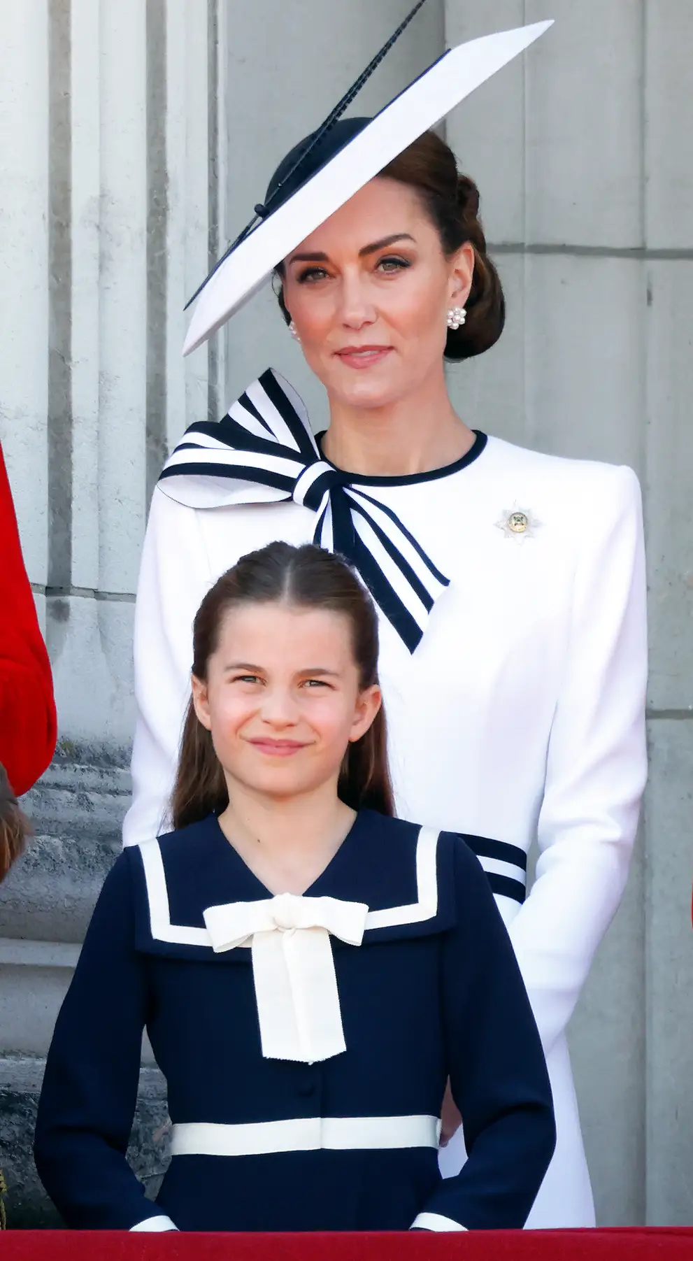Kate Middleton and Princess Charlotte at Trooping the Colour 2024.