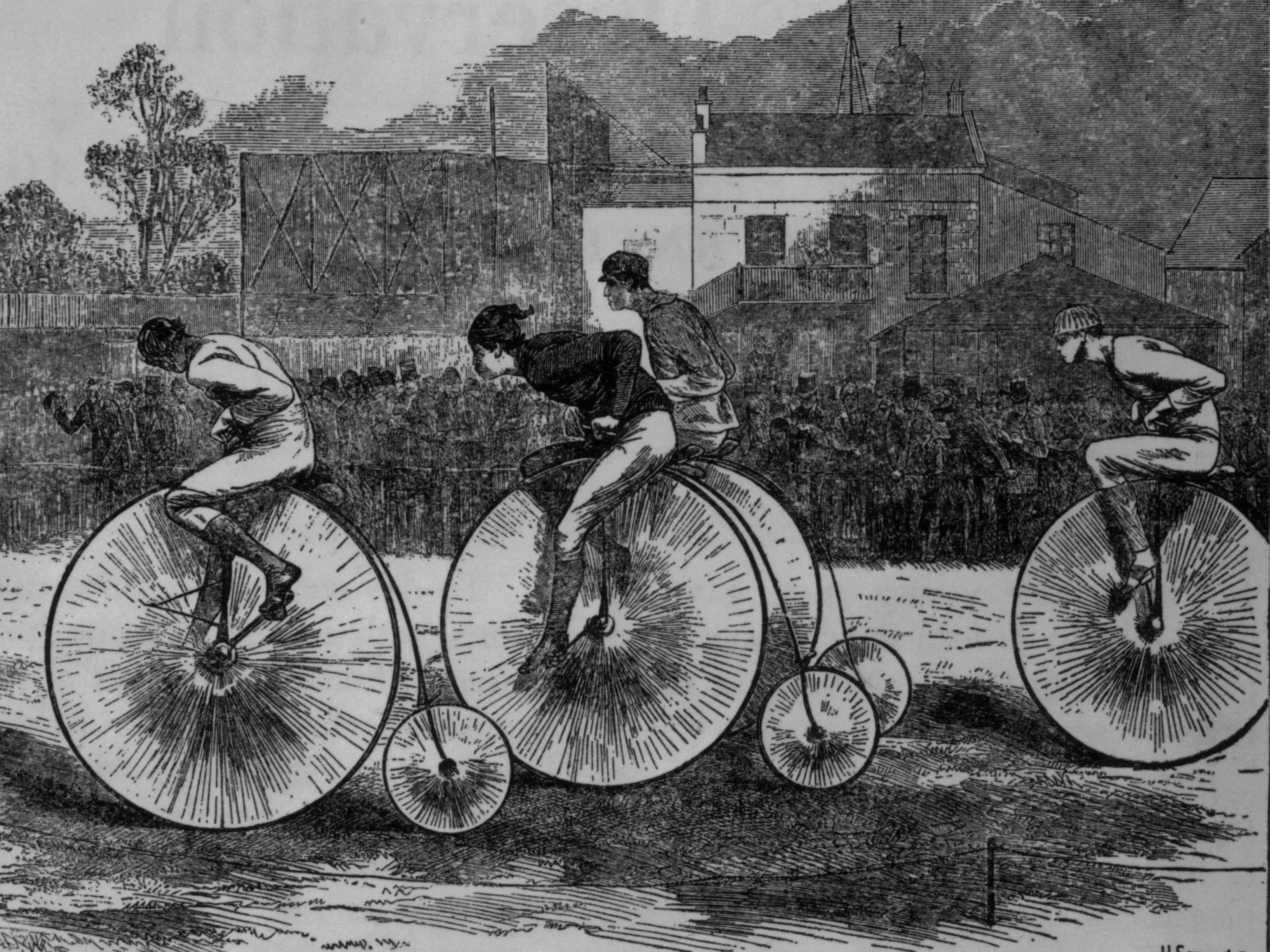 bicycle competition 1870s