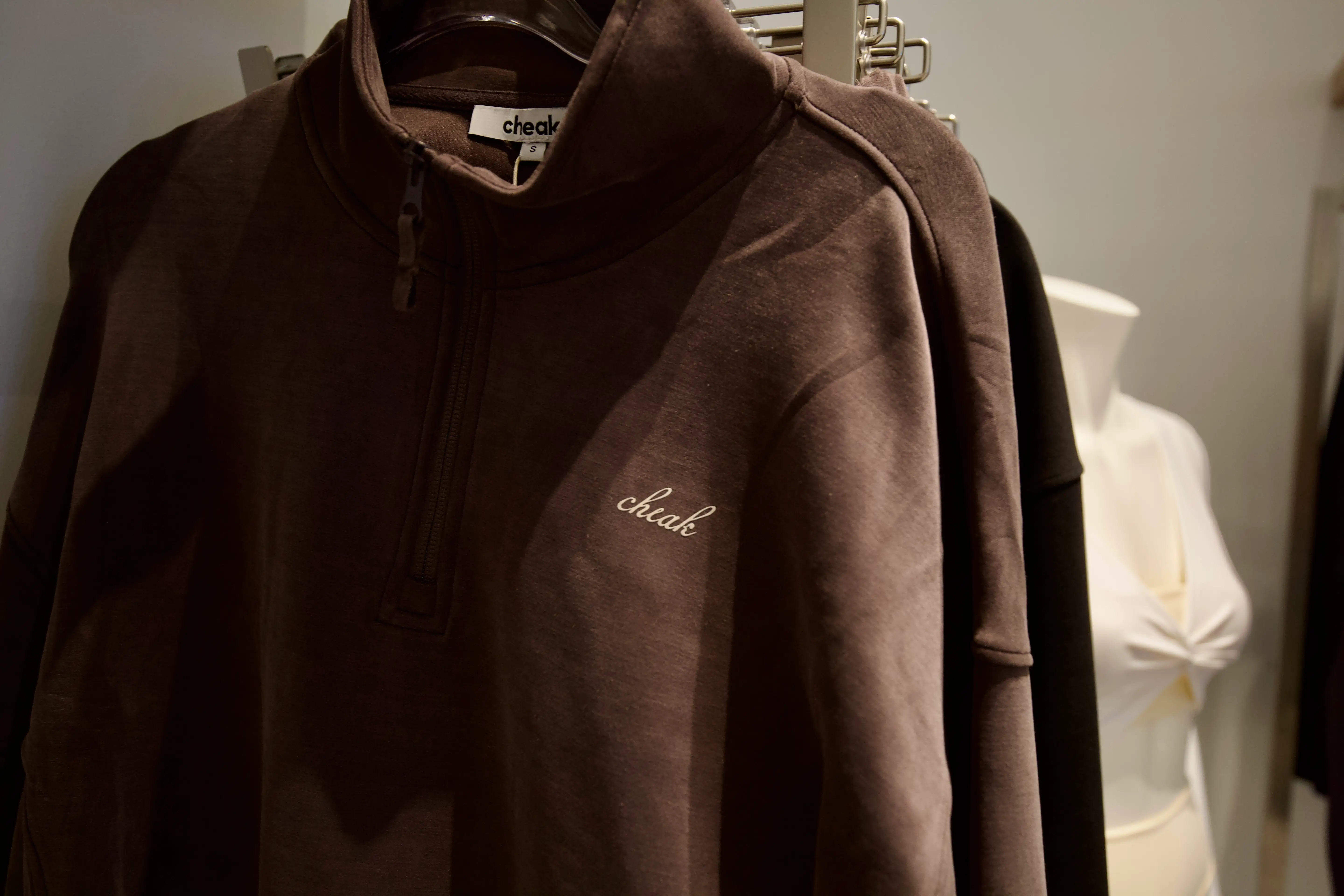 A sweatshirt by Cheak.