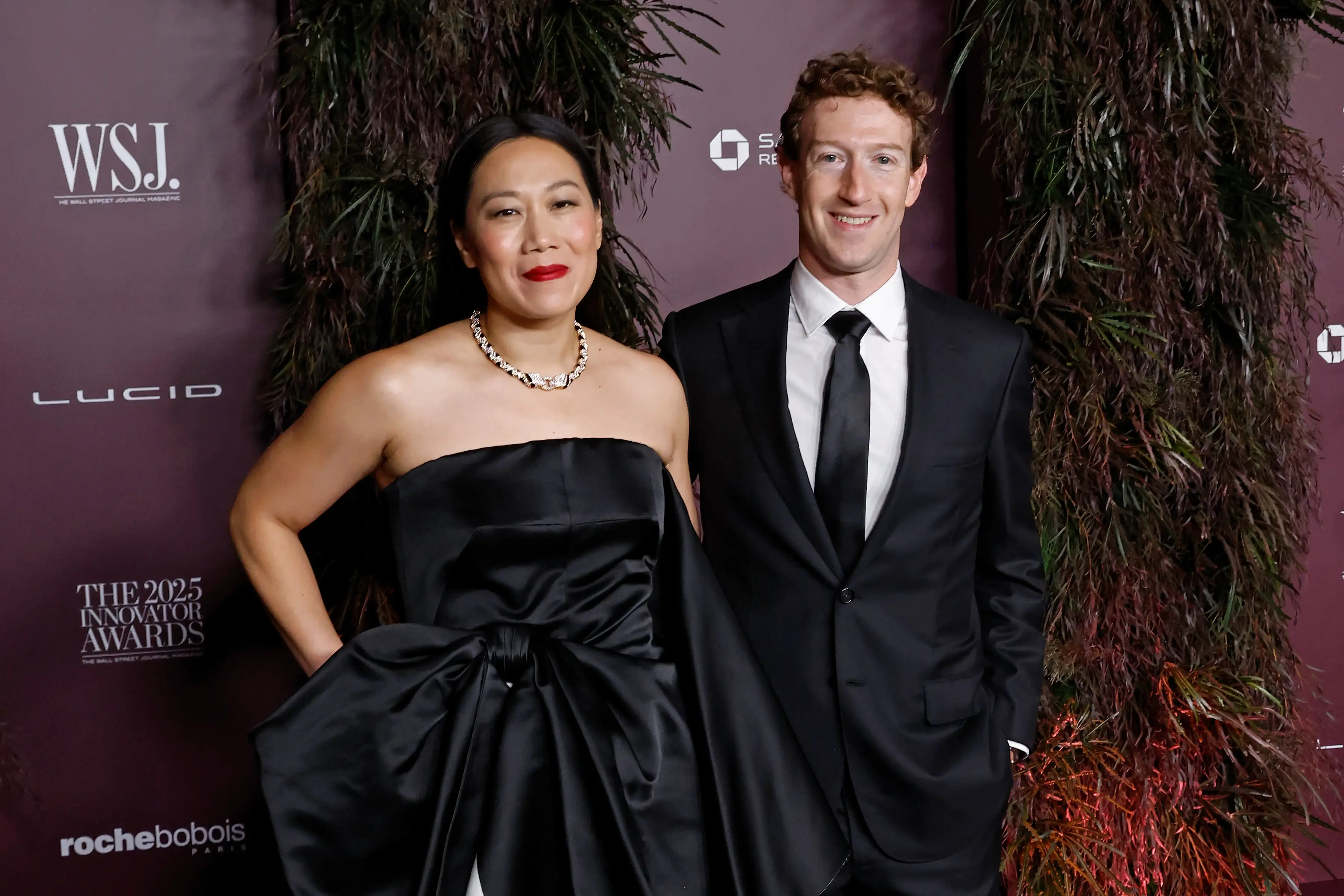 Mark Zuckerberg and Priscilla Chan
