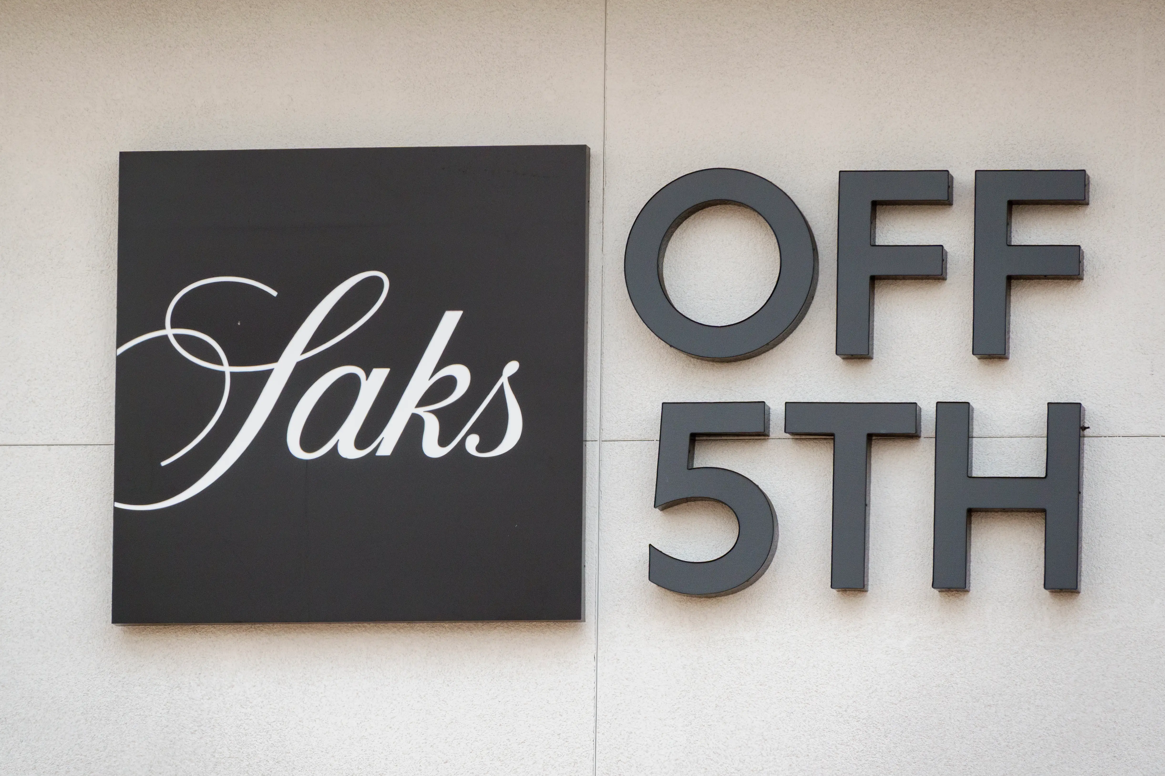 Saks Off Fifth sign