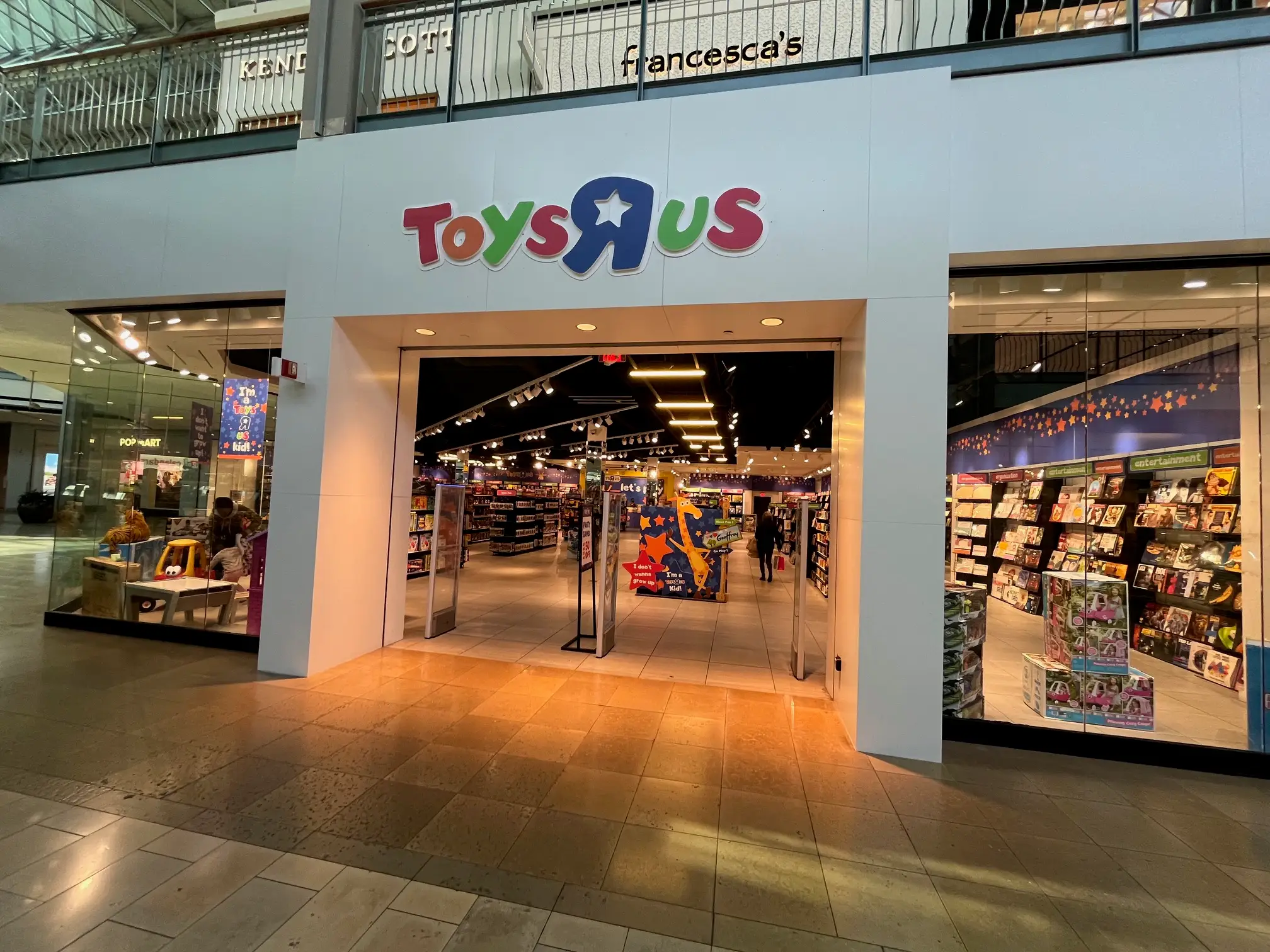 The entrance to a Toys R Us store in Maryland.