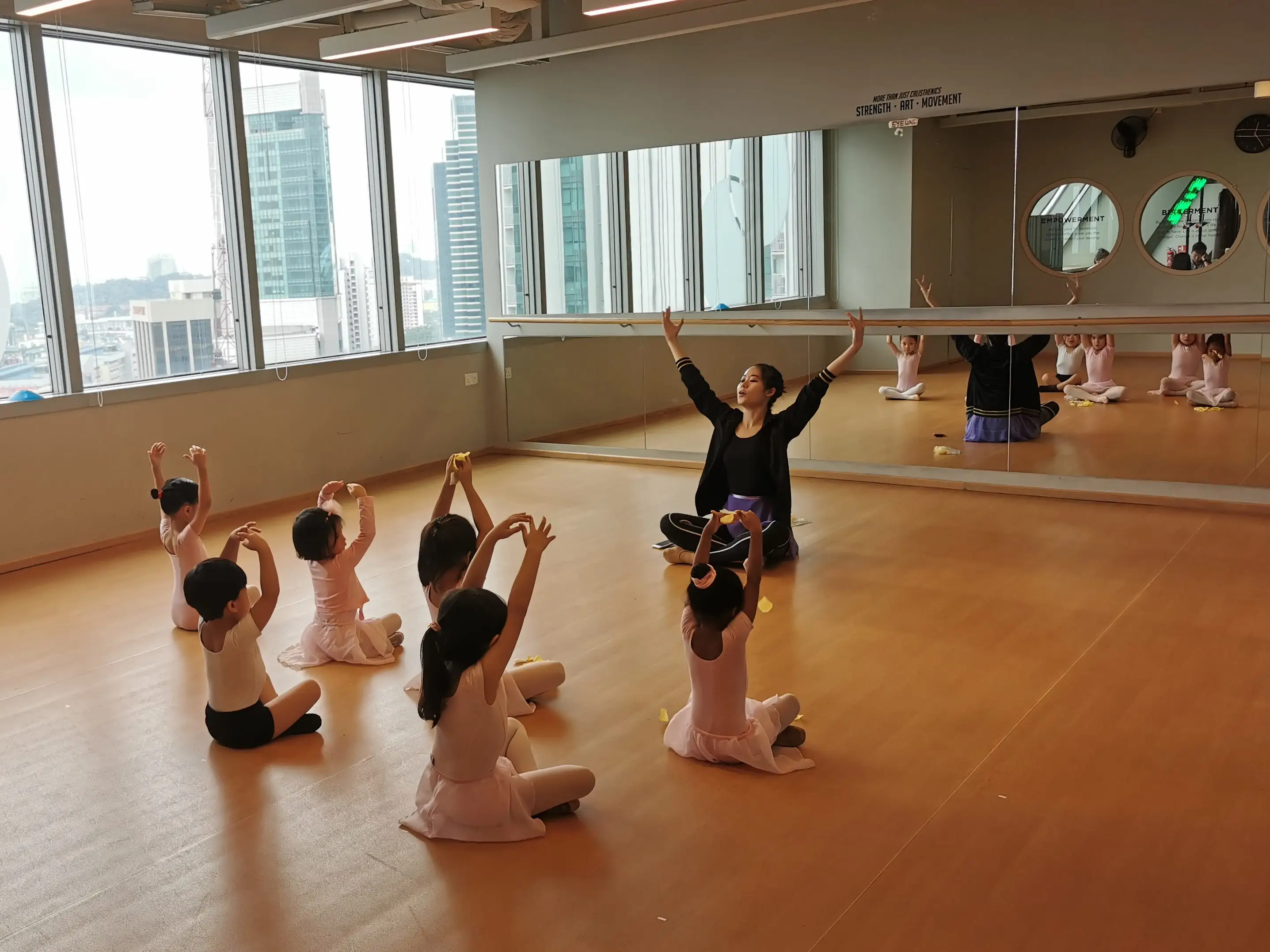 Lee Wan Yu now spends much of her days teaching children the joy of dance.