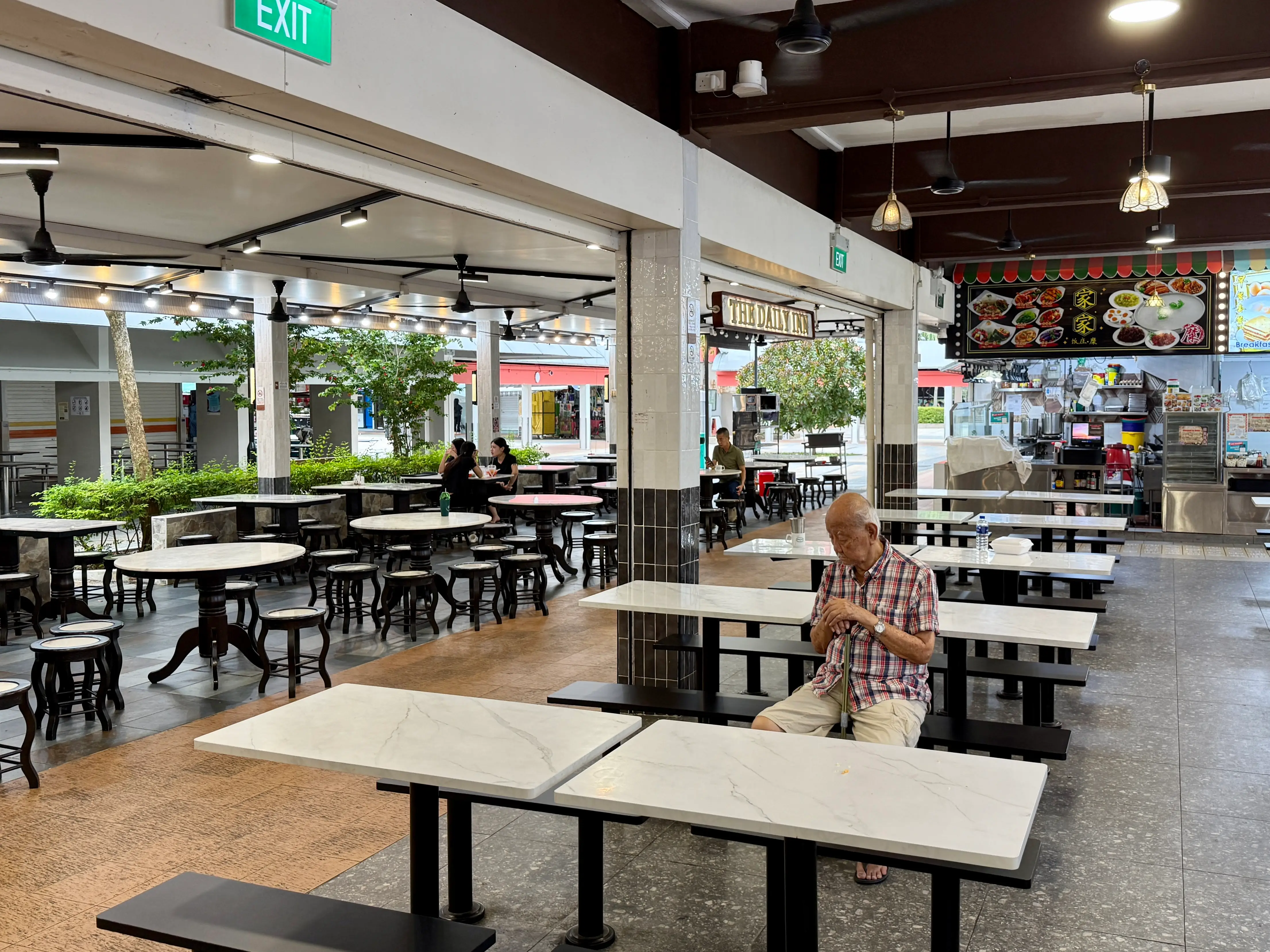 Koh's stall is a locality populated by older Singaporeans.