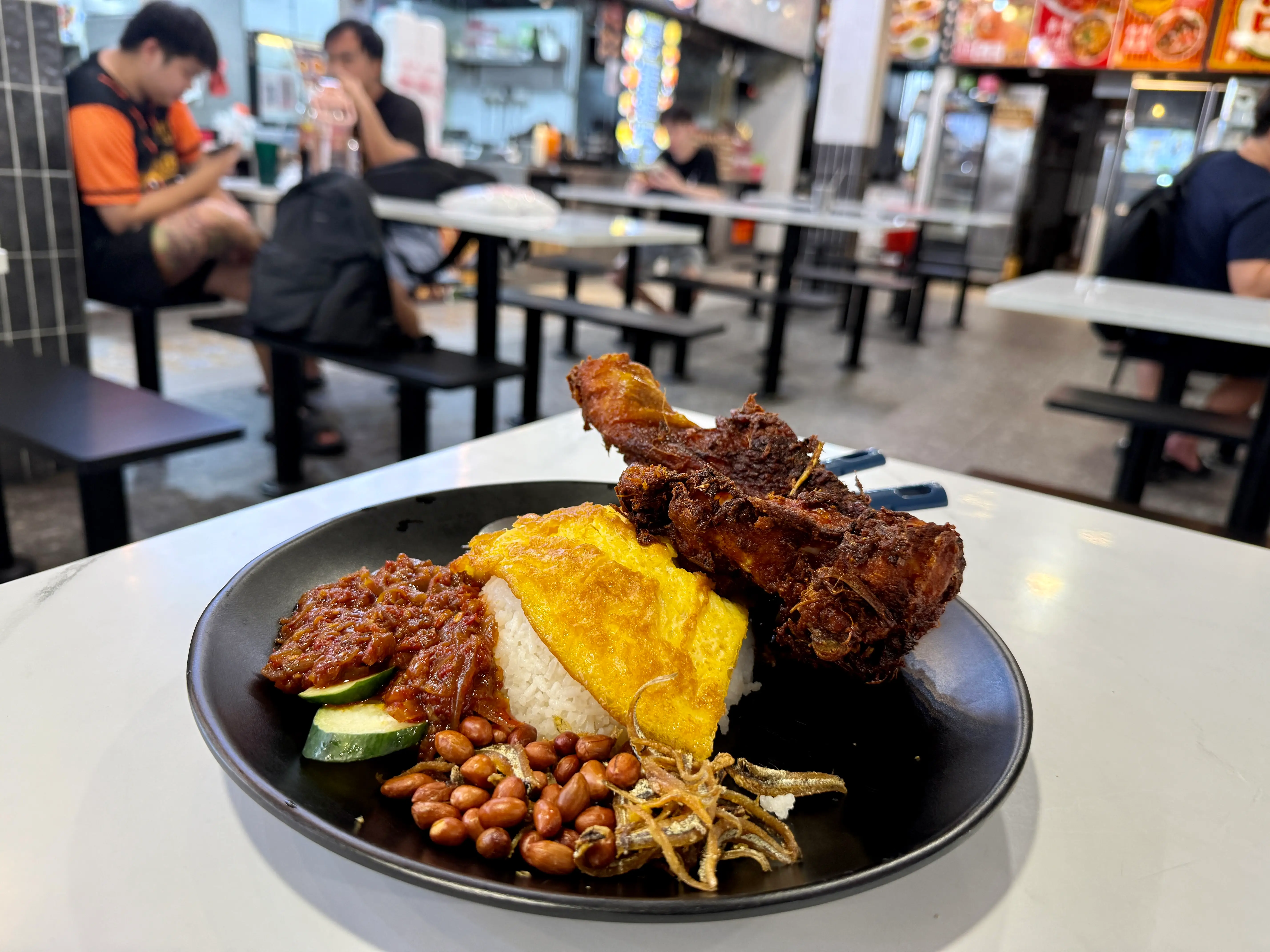 A plate of Koh's Nasi Lemak.