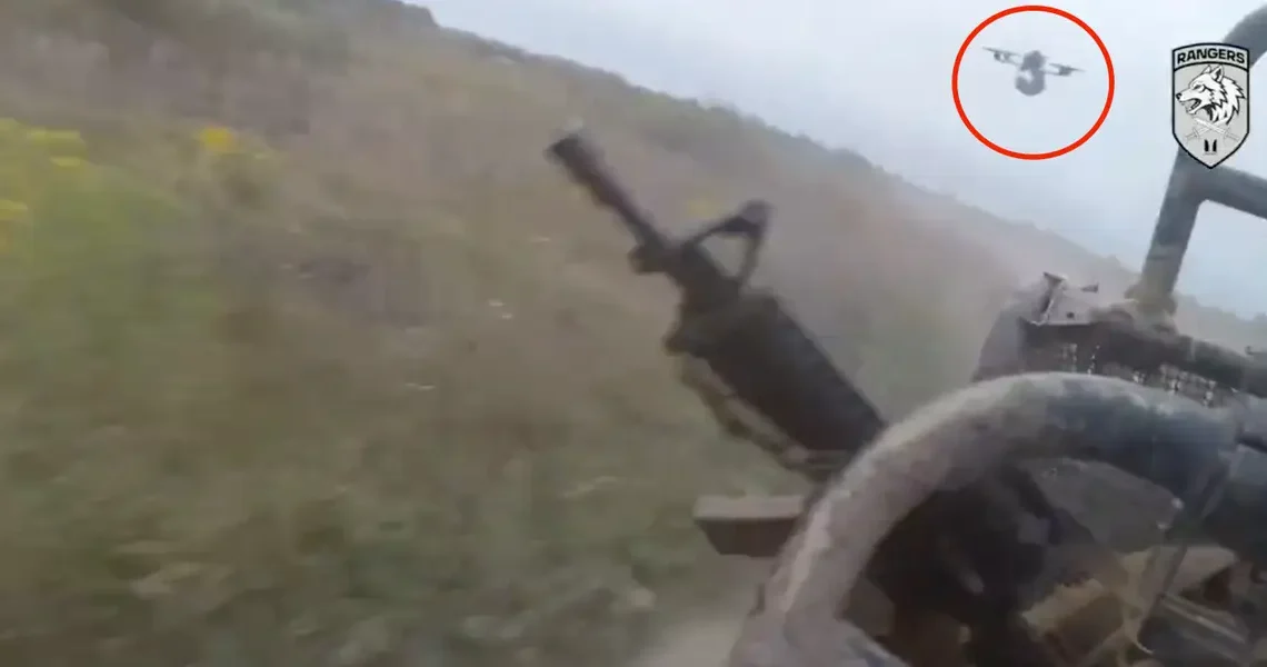 Ukrainian special ops forces narrowly dodged a drone strike. A soldier says his driver ‘drove like a god.’