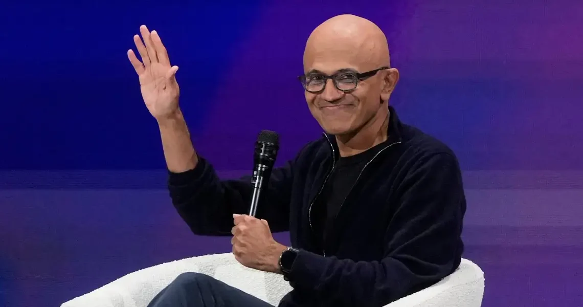 Satya Nadella says he spends his weekends studying startups as Microsoft’s size has become a ‘massive disadvantage’