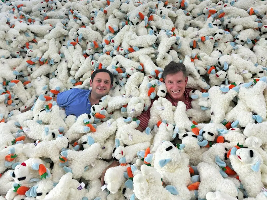 Mark Hirschberg with lamp chops